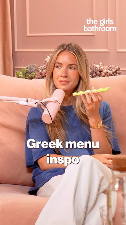 getting our vocab down for Mykonos pt.2 🇬🇷🧀🌞 #ad
