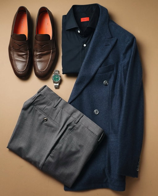 With temperatures dropping some this week in the Carolina’s I’m breaking out my favorite fall jacket - this cashmere double-breasted jacket from @fedeli1934. #menswear