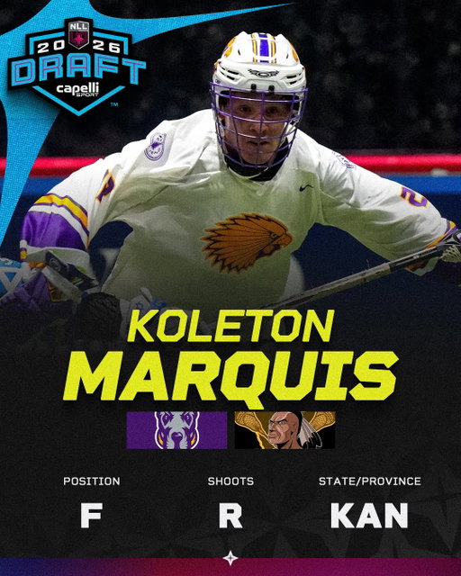 Marquis has one of the deepest bags of any player in this draft! ⚡️👀

Watch the first round of the 2026 NLL Entry Draft presented by Capelli Sport TODAY at 6 p.m. ET on Facebook and YouTube