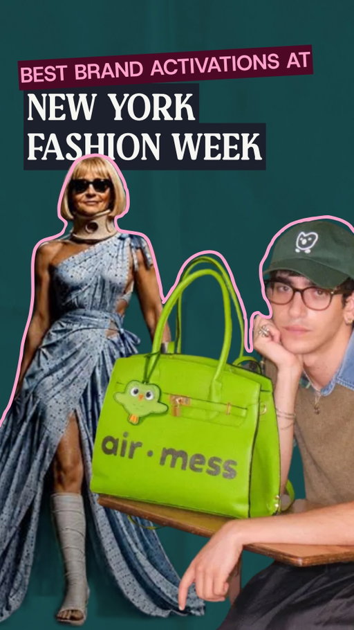 Some of New York Fashion Week’s most interesting brands this season were the ones with (seemingly) no reason to be there.

Featuring:  @forthepeople with @lawrencecooper
@duolingo with @_meganocain
@buzzballz 
@gap 
@eosproducts and @nylonmag with @weareshadow 
@calzedonia 
@olaplex 
@nestnewyork 
@noyz_official 
@dolcegabbana_beauty 

Videos from @carolyn.chang and @cristina.brownn

#advertising #marketing #adcampaigns #advertisingandmarketing #nyfw