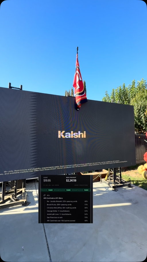 Getting ready to score big on the field and on @kalshi #kalshipartner
