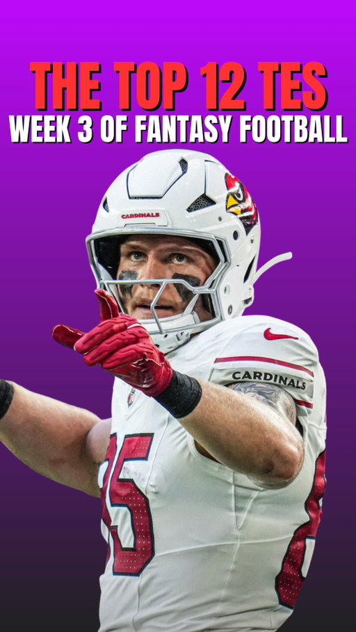 Best TEs To Start For Week 3 of fantasy football #football #fantasyfootball #nfl #tightend
