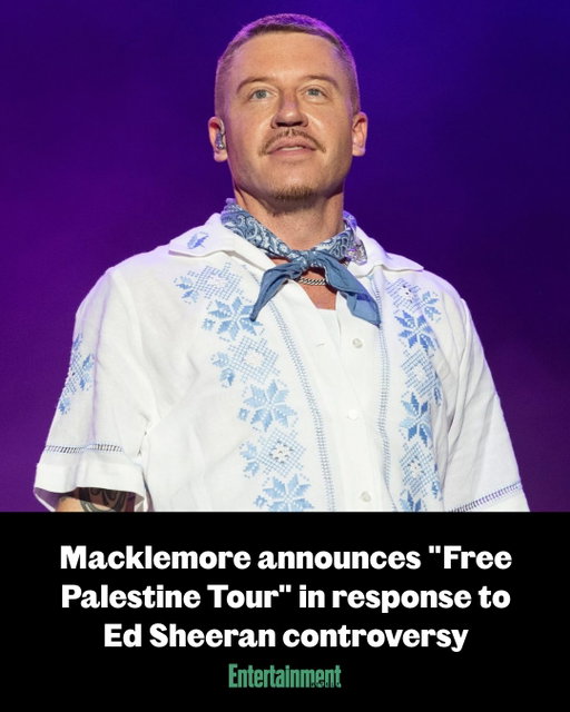 In the wake of being dropped from Ed Sheeran's "Loop" tour because of pro-Palestinian remarks made on stage, Macklemore announced the "Free Palestine Tour," which will bring him together with artists for a series of performances this fall. All proceeds from the tour will benefit organizations supporting the Palestinian people, with artists and additional dates in the US to be announced.

📷: Joseph Okpako/WireImage; Arnaud Finistre/AFP via Getty Images

#Macklemore #EdSheeran