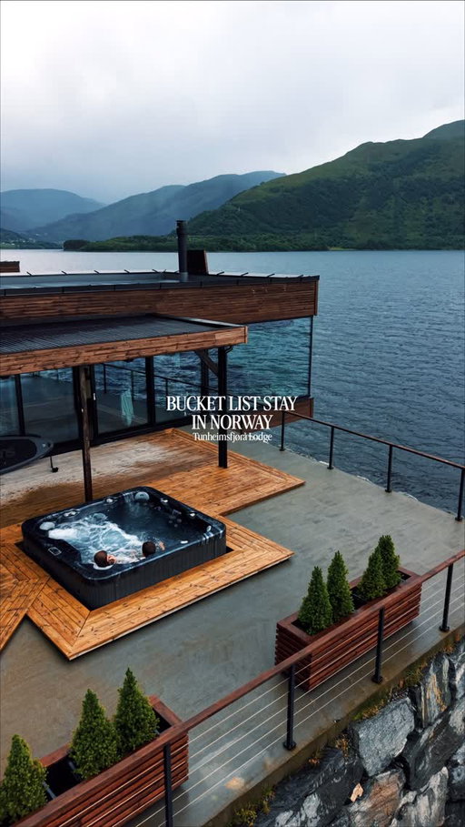 Most magical stay in Norway? ✨

I let you decide..

Some places just don’t feel real until you’re actually standing there. And this is one of those places.. This is @tunheimsfjoralodge. 

Send this to the person you want to stay here with 💛

We stayed in The Fisherman — one of three luxurious lodges they have.

The lodges are built so naturally into the landscape that you feel completely surrounded by the fjord. Parts of the living room literally hang above the water, giving you that feeling of being right in the middle of nature — while still having beautiful interiors, thoughtful design and everything you need 100% slow down.

📍 Tunheimsfjørå Lodge, Norway
🚗 Around 7 hours from Oslo & around 2 hours from Ålesund

If you’re looking for somewhere completely different for your next Norway getaway, definitely put this one on your list! 🇳🇴

#norge #norway #visitnorway 

Unique Accommodations | Scandinavia | Luxury Travel | Bucket List Experience | Honeymoon Destination | Europe | Ocean | Drone | Aerial Views | Inspiration | Travel Planning | Places to Stay | Architecture | Summer | Vacation