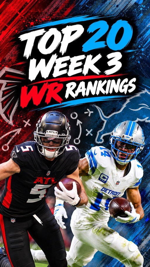 📈Top 20 Week 3 WR Rankings📈 #fantasyfootballadvice #fantasyfootballtips #nflfantasy #raiderswalterpicks #nflfantasyfootball