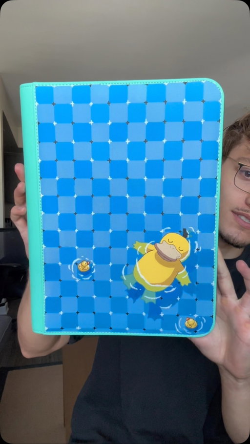 I made another binder 👍 @goat_armor 
#pokemoncards #art #diy #psyduck #pokemon