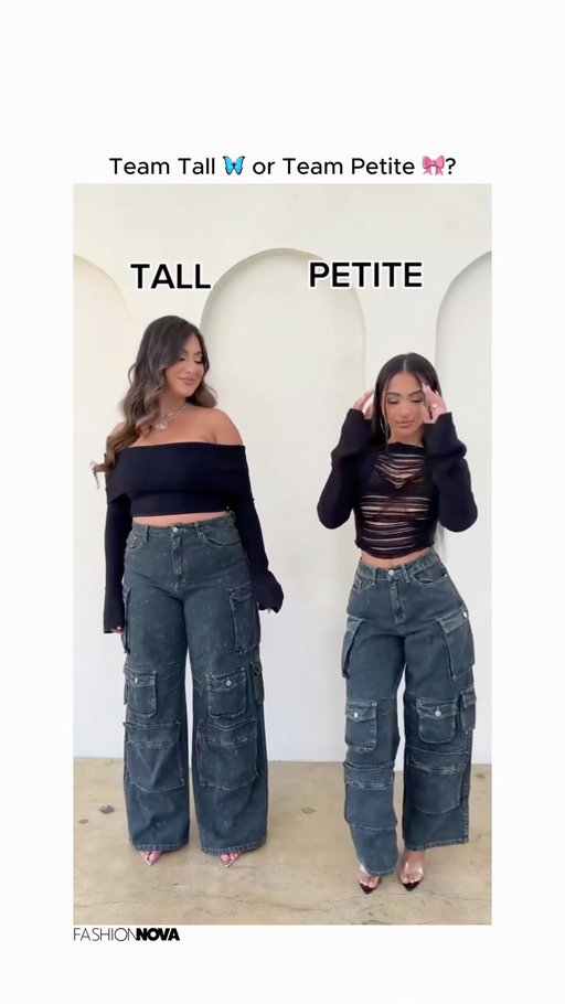 Cargo pants look good at every height 👖💙

#fashionnova #novababe #cargopants #styleduo #streetstyle