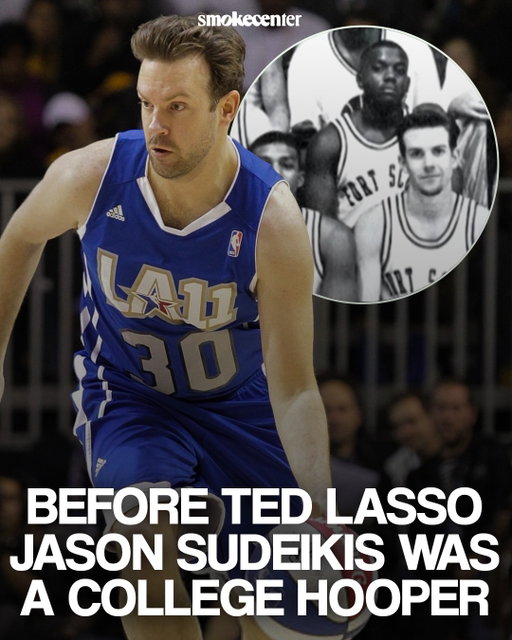 Before finding his footing in comedy, Jason Sudeikis was a bucket.

He grew up playing competitive basketball in Kansas and eventually earned a basketball scholarship to Fort Scott Community College. 

His basketball roots shaped his career, he famously incorporated legendary coach John Wooden’s “Pyramid of Success” and philosophy into how he taught improv, which later became a major foundational piece for creating Ted Lasso.

Playing in 2 NBA All-Star Celebrity games, his love for the sport has been showcased in his court-side appearances at WNBA games. 

His career off the court is stamped by four Primetime Emmy Awards and two Golden Globe award winners from his hit show Ted Lasso. 

Jason Sudeikis is one of one.