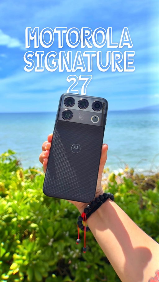 Motorola Signature 27 First Look! Is this the best flagship smartphone for 2026? The Quad Camera system running on the new @snapdragonofficial 8 Elite Gen 6 Extreme chip with B&O audio sounds like a winner. What do you think? #tech #moto #motorola #smartphone #PaidTravel_Summit