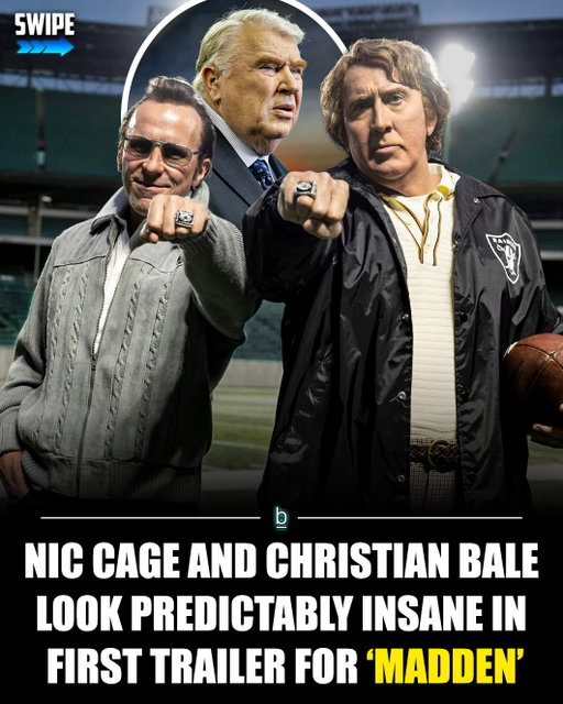 The first official trailer for Madden, the biopic about legendary NFL coach and broadcaster John Madden, has been released. 🏈🎬

Madden stars Nicolas Cage in the lead role alongside fellow Oscar winner Christian Bale as late Raiders owner Al Davis.

Directed by controversial Three Kings, Silver Linings Playbook, and American Hustle filmmaker David O. Russell, Madden will be released on Prime Video on Wednesday, November 18. 📆

According to Amazon MGM Studios, “the film follows Madden’s remarkable journey—from his Super Bowl-winning partnership with Al Davis and the Raiders, to creating Madden NFL, and becoming one of the most iconic voices in football history.”

The trailer also unveils that Shane Gillis will be playing a Budweiser-drinking fan of the Raiders. 🍺😂

Given Amazon’s recent experimentation with theatrical releases and the star-studded names attached to the project, Madden heading straight to streaming doesn’t suggest a massive vote of confidence from the studio.

Madden coached the Raiders for 10 seasons, retiring in 1979 with a .759 winning percentage — still the best of any coach with 100+ career wins — and a Super Bowl title. 🏆

He then became the first broadcaster to work for all four major networks (CBS, Fox, ABC, and NBC), winning 16 Sports Emmys along the way. 

He also famously lent his name to the Madden NFL video game series starting in 1988, which became the best-selling football game of all time. Madden passed away in December 2021 at the age of 85. 

In addition to the Academy Award-winning duo of Nicolas Cage and Christian Bale as Madden and Davis, respectively, Madden is also set to star John Mulaney as Trip Hawkins, Kathryn Hahn as Virginia Madden, Sienna Miller as Carol Davis, Joel Murray as Pat Summerall, and comedian Shane Gillis in his feature film debut. 🍿

Follow 👉 @brobible for all things “dude” 😎 

#movies #movie #nfl #madden #guys