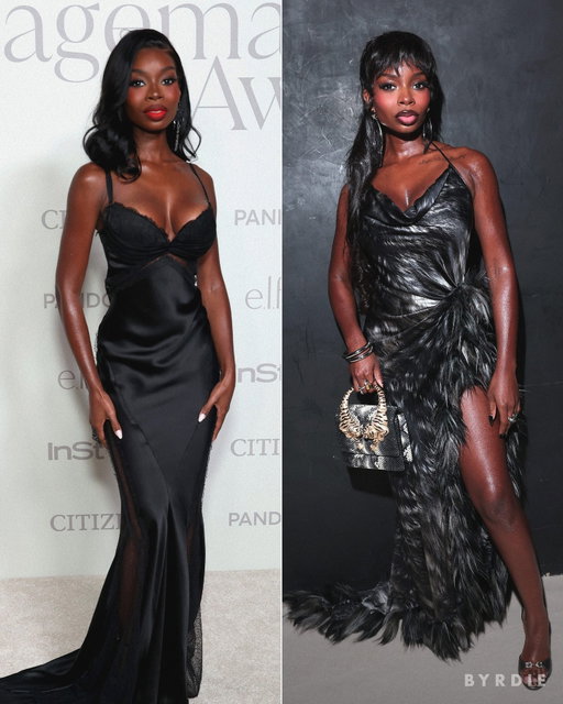Let the record speak for itself! Our girl @olandria has *always* looked good in @roberto_cavalli. From the @instylemagazine Imagemaker Awards in 2025 to today at Milan Fashion Week! 

We love to see our girl serving all over the world!

📸: @gettyimages