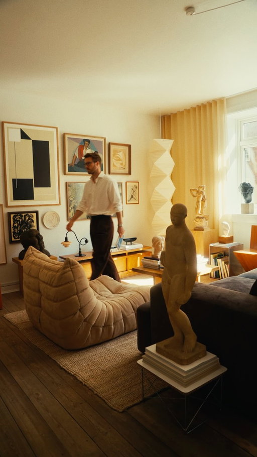 I stumbled upon this clip with the legendary Werner Herzog and had to do something with it 😁 

I thought it would be funny to pair his extreme seriousness (he talks about his monumental movie Fitzcarraldo and the absolutely crazy process it was to bring it to life) with the visuals of interior design. 

Interior design is never that serious - but as a project it can, at times, feel like an ongoing (enjoyable) battle that you live and die by 😂 
.
.
.
#interiordesign #copenhagenapartment #interiorstyling