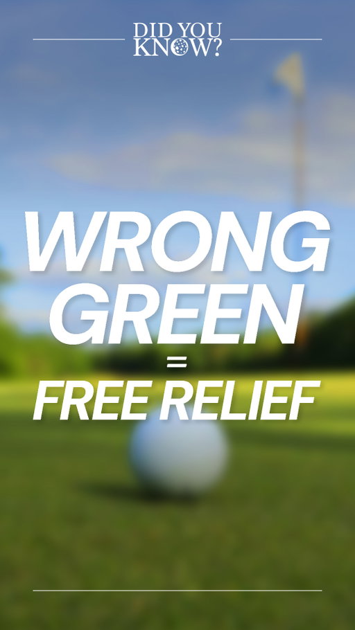 Have you ever landed on the wrong green?! Guess what, you CANNOT hit off of it! Take that free relief and save the groundskeeper some grief. ⛳️ #DidYouKnow