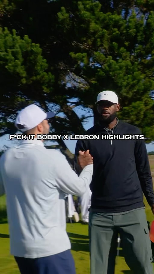 Really balled out for my guy @kingjames … center of the hosel got a lot of reps.