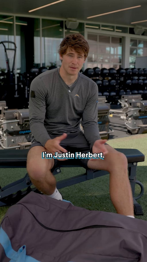 We caught up with @justinherbert at training camp and packed his bag with things we know he loves—plus a Team SoFi surprise 🤫 Turns out, he’s got strong opinions about shopping carts. #justinherbert #chargers #gameday