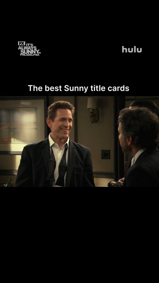 Never trust the opening scene 

FX's It’s Always Sunny in Philadelphia. Stream on Hulu.