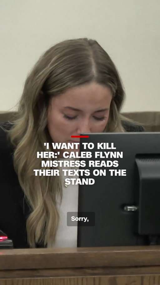 Alleigha Botner, the mistress of the former 'American Idol' contestant Caleb Flynn, testified at his murder trial about the text messages they exchanged before his wife was killed. Flynn has pleaded not guilty.

Read more at the link in our bio.