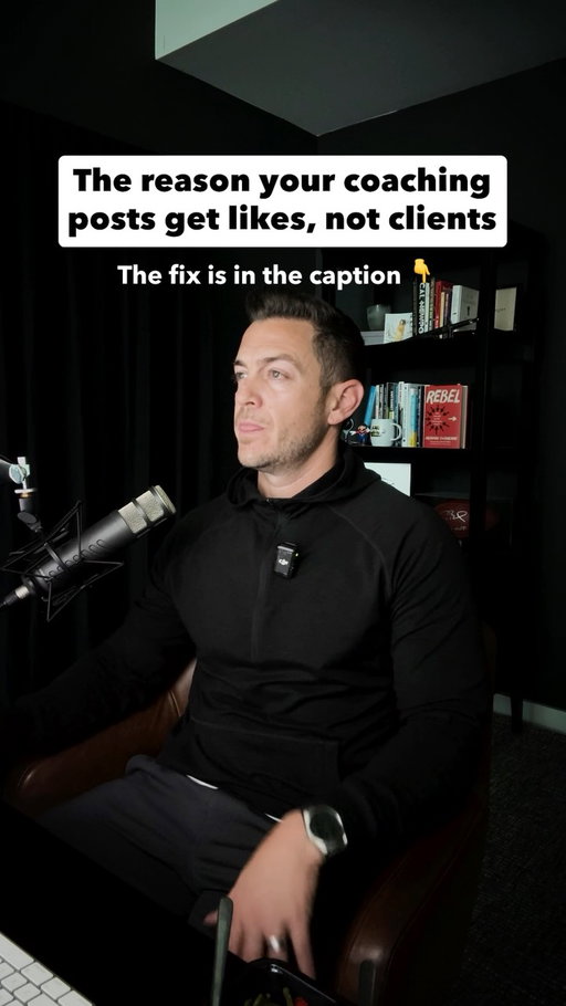 Quick truth for coaches: you’re not the hero of your content. 🎬
Your ideal client is.
Show off your wins and they feel like an audience member. Show them their own problem and next step, and they feel seen.
The guide always gets hired. Be the guide.

More on this in my book, The Effortless Business.

#businesscoach #onlinebusiness #personalbranding #businessgrowth #entrepreneurmindset