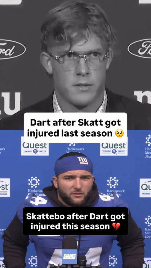 Cam Skattebo missed time last season. Now it’s Jaxson Dart. We still haven’t gotten a full season of this duo together 😔

#nfl