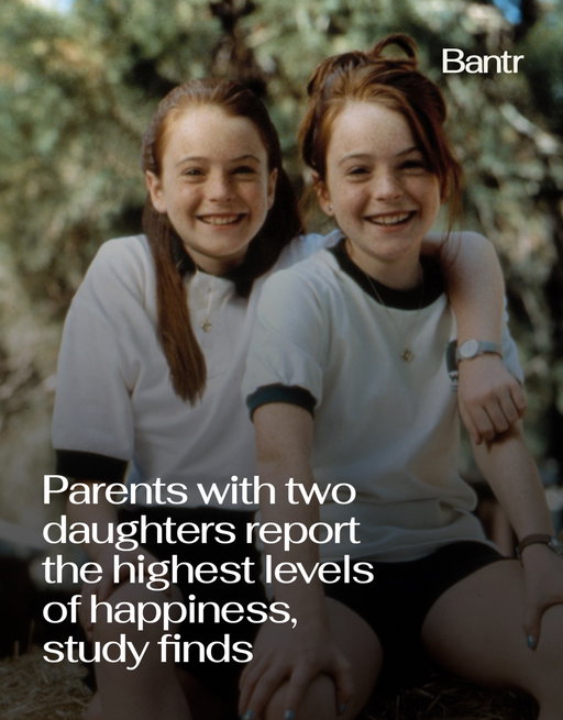 A win for the girl dads and girl moms.

A new study by researchers Zhong Fei and Wenqin Jin and published in Acta Psychologica analyzed data from nearly 50,000 people in China and found that parents with only daughters tended to report greater happiness than those with only sons, with the strongest association among parents with exactly two daughters.

The researchers also found that having more children was linked to greater happiness, but only among parents aged 60 and older.

But before you send this into the family group chat, the study comes with some important caveats.

The findings are specific to the Chinese population studied and may not translate to other countries or cultures. It also found an association, meaning it doesn’t prove that having two daughters actually makes parents happier.

By the way, we have a weekly newsletter rounding up the biggest stories so you don’t have to. One newsletter. Once a week. Link in bio.

Media via IMDB

#bantrparents #sisters #happiness