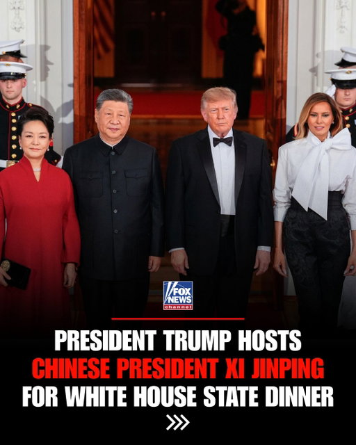President Trump welcomes Chinese President Xi Jinping to the White House for a state dinner, bringing together some of the biggest names in American business and technology.

Among the high-profile guests are Elon Musk, Jeff Bezos, OpenAI CEO Sam Altman, NVIDIA CEO Jensen Huang, Meta CEO Mark Zuckerberg and Apple's Tim Cook.

The dinner caps the second day of Xi's three-day state visit to Washington, with trade, artificial intelligence and strategic stability among the major issues surrounding the visit.