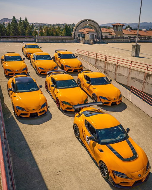 Attention-getters assemble.

Photos by @theyellowcomet and @rdhd.fotos.

If you want to be featured, add #Toyotagram in your post.

#TOYOTA #GRSupra #SportsCar