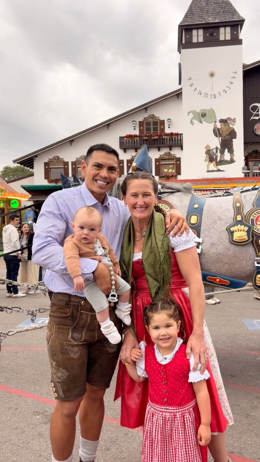 From coaching training camps with @shaneorr01 and @sweatandtearscrossfit, such a special shopping experience trying on all the beautiful dirndls at @trachten_angermaier, I am absolutely OBSESSED with mine! ❤️

Then ticking off a bucket list item at the Oktoberfest. WOW! Learning how to carry 16 beer steins from the impressive @celina.psr 🍻 Kellnerinnen are so strong!💪🏼 

This was truly an unforgettable xperience that we will never forget. The energy, the people, the traditions… I have never experienced anything quite like the atmosphere inside the @hackerfestzelt tent. 🎉🇩🇪

An unforgettable experience - Thank-You! 🍻✨