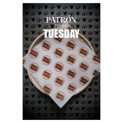 The end of the summer only means one thing: 

🌮PATRÓN TUESDAY IS BACK!🌮

As usual, with every @patron cocktail you get to choose the complimentary taco you want pair your drink with; this year however we are bringing you the newest kid in the block: @acmetaco and it’s absolute fuego.

ALL OCTOBER’S TUESDAYS
⏱️ 5pm-10pm

Tuesday 6th
Tuesday 13th 
Tuesday 20th 
Tuesday 27th 

☎️ As per usual, Satan recommends you to BOOK YOUR TABLE the earlier the better to avoid disappointment, because when the food is gone, TIS GONE.