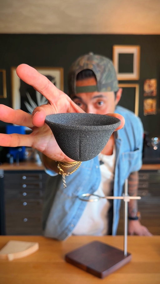 This stone coffee filter is the coolest way to make a pour over! Do you think it’s worth it? 

#coffee #coffeelover #pourover