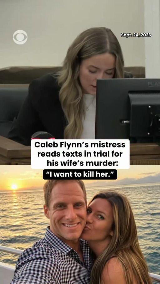 The woman who admitted to having an affair with Caleb Flynn broke down in court Thursday as she read messages the pair exchanged in the months before his wife, Ashley Flynn, was killed.

Alleigha Botner testified that she sent Flynn a message saying, “I want to kill her,” to which he responded, “That makes two of us.” Flynn, a former “American Idol” contestant, is accused of killing his wife in February. He has pleaded not guilty.