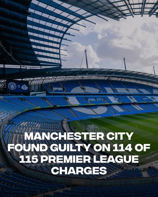 BOMBA 💣 

As reported by David Ornstein, Manchester City have been found guilty on almost all of their charges related to financial breaches in the Premier League.

City could reportedly be stripped of Premier League titles and deducted an unprecedented amount of points as part of the sanctions. 

What are your thoughts on this massive news ahead of the international break?