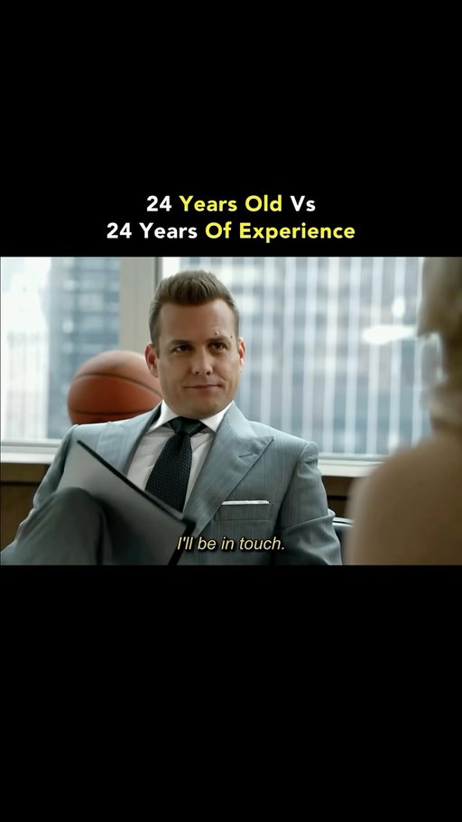 You can’t shortcut what took someone 24 years to learn. 🧠⏳

A room can be full of smart, ambitious people with impressive résumés. But there are things only years of doing the work can teach you.

That’s the lesson in this scene. Harvey hears “24 years,” asks one question, and the interview is effectively over.

Talent can open doors. Education can build the foundation. But experience builds judgment, instincts, and knowledge that can’t be learned overnight.

Never underestimate someone who has spent decades mastering their craft.

Follow ➡️ @Wealth 🌟 for lessons that will change your life.

#Wealth #Experience #Career #Success #Mindset
