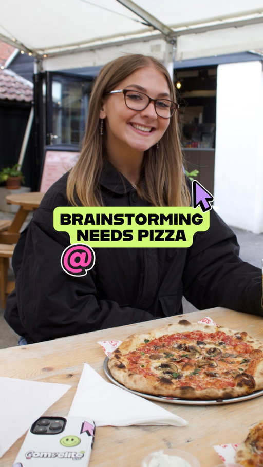 Sometimes a change of scenery is all you need for a brainstorm 🍕

We took a trip to @pigs_pizzas at @theyardatno8 in Thornbury to start working through ideas for a new project.

Safe to say the pizza was well worth leaving the office for too.

Excited to share what we’re working on soon 👀