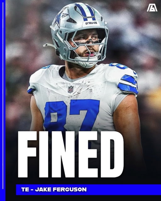 Jake Ferguson just got a $13,611 fine from the league for pretending to shotgun a beer after his touchdown in the #Cowboys win over the #Commanders on Sunday. 

He’s the second player this week to pay for a beer celebration after the #49ers’ Kyle Juszczyk got hit on Thursday.
