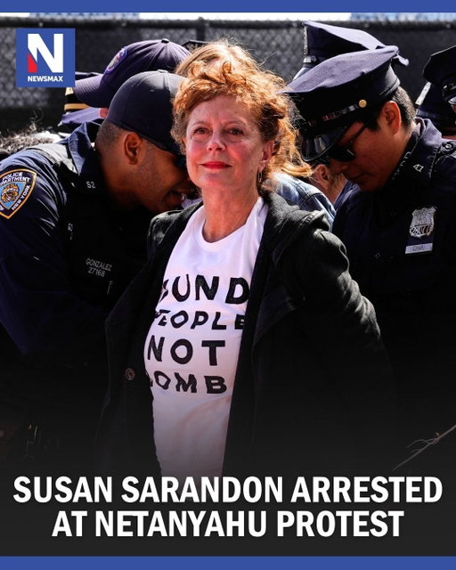 SARANDON ARRESTED: Oscar-winning actress Susan Sarandon was among more than 100 people arrested Thursday as anti-Israel protesters swarmed the United Nations ahead of Israeli Prime Minister Benjamin Netanyahu's address to the General Assembly.⁣
⁣
Link in bio.