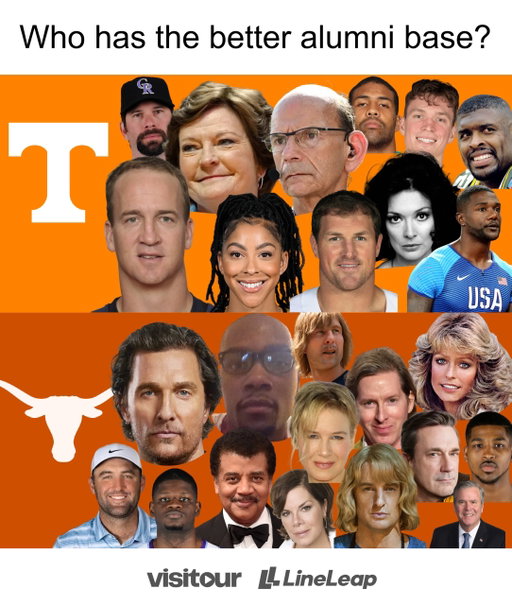 Battle for the best orange in College Football 🍊 

@visitourmedia x @lineleap