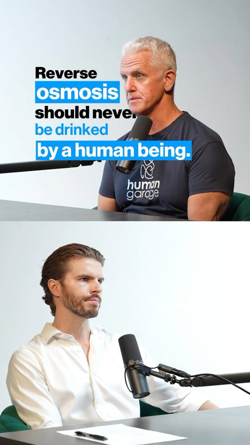 Comment “GARRY” and we’ll send you the full episode. Is water processed through reverse osmosis actually drinkable? Maybe, but... 💧