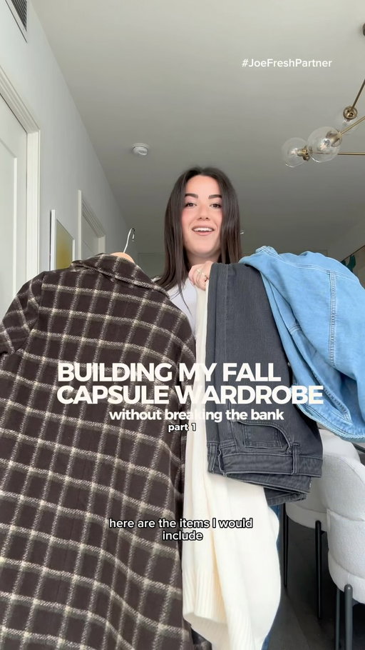 part 1: building the perfect fall wardrobe with @joefresh . Use RAQUEL25 for 25% off the entire website #JoeFreshPartner