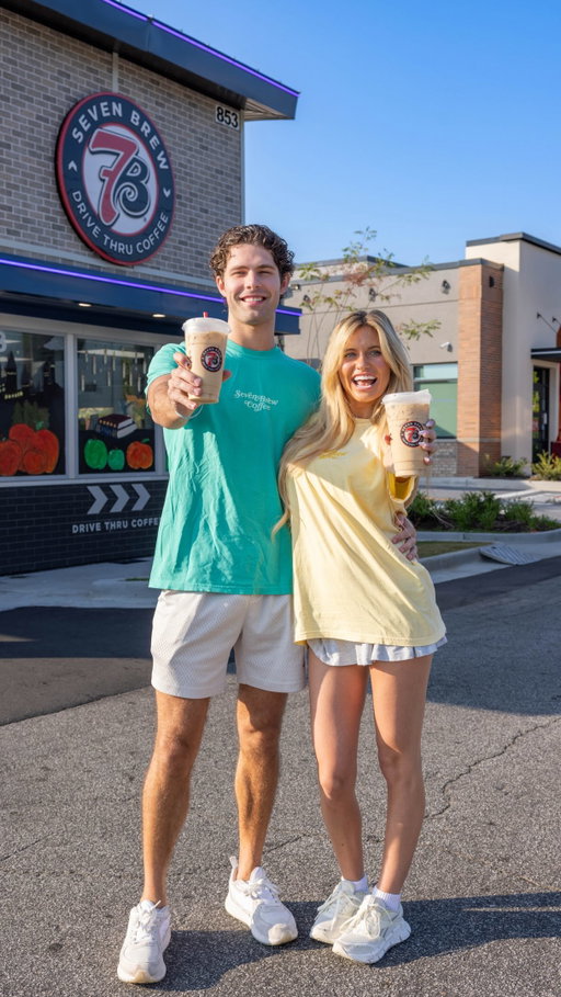 Mic’d Up on Lane with @kenzieannis + @dylan_wrona 🎤💙 taking over Lane 2 in Kenzie’s hometown of Kennesaw, GA! Turns out they’re just as cute in the drive thru