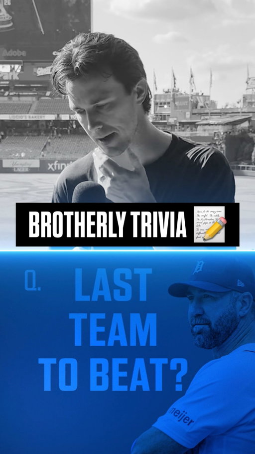 As Justin Verlander puts a wrap on his Hall of Fame career, we HAD to put @ben_verlander to the test 📝

#MLB | #Baseball | #Sports | #Family | #Detroit