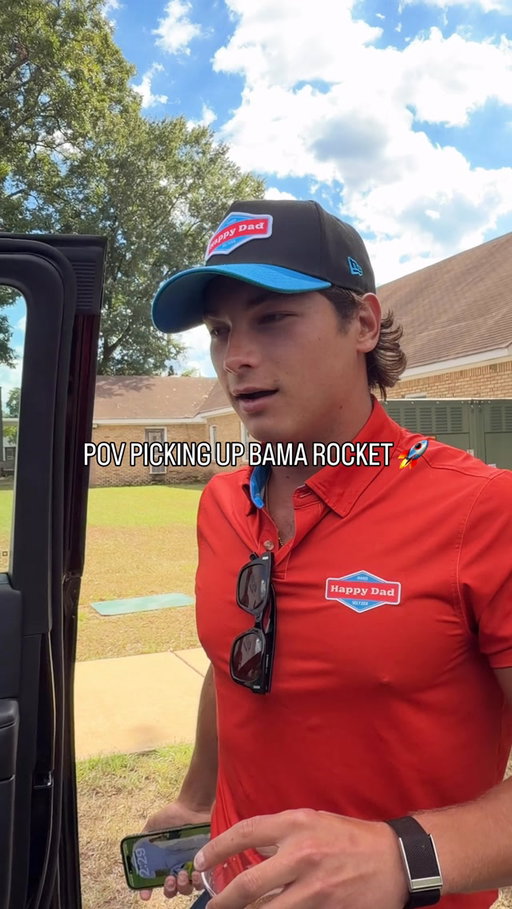 PICKING UP ROCKETS AT BAMA 🚀 👀 ALL HEART ❤️ ALL FOG 🌫️