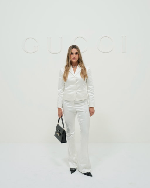 Front row pov 🤍

@arynasabalenka stuns at the Gucci show during Milan Fashion Week!

#GucciTheStoreShow #MFW