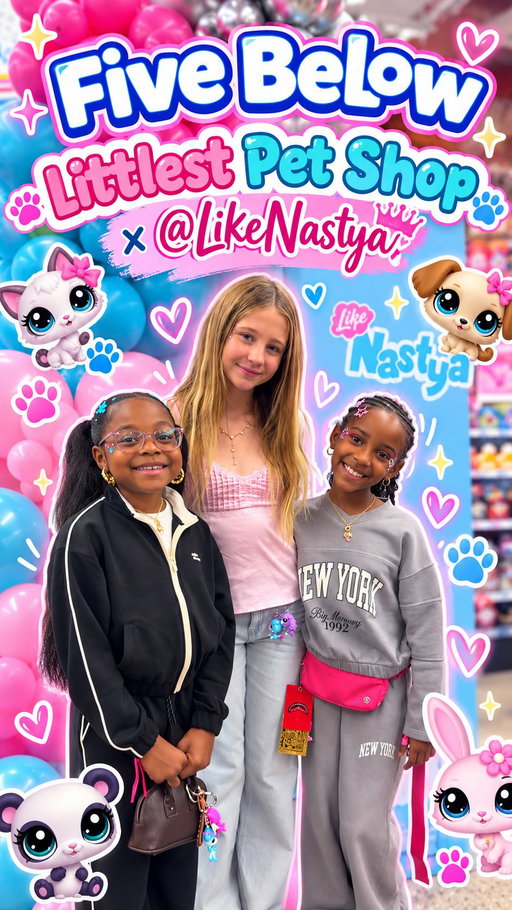 #AD VIP at @fivebelow !! Someone pinch me! I had so much fun and got to explore all of the new @littlestpetshop pets as well as meet @likenastya ! 💕🐾

To enter the Like Nastya x Littlest Pet Shop Sweepstakes, a parent or legal guardian aged 18 or over must complete the entry form on behalf of a child aged 4 to 14. https://like-nastya-sweepstakes.com/ #FiveBelowPartner