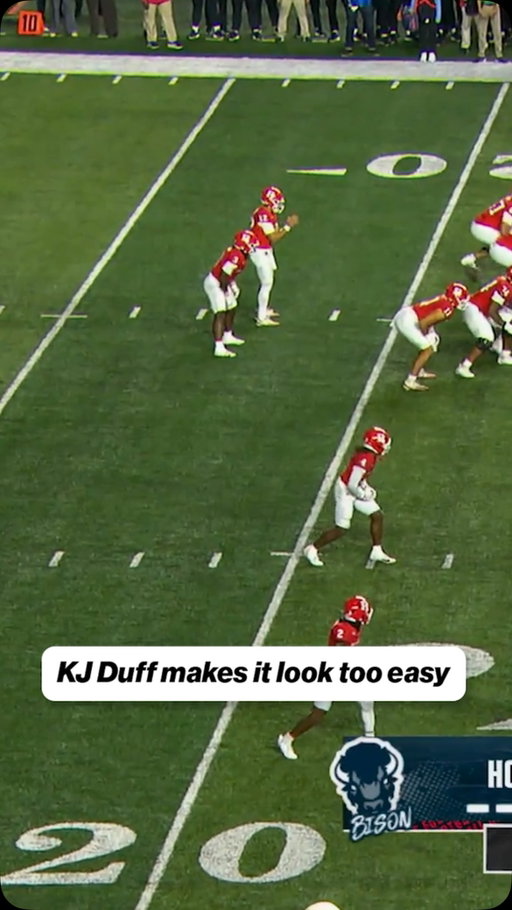 KJ Duff sets a @rfootball record with his fifth-straight game with a receiving TD 🤩