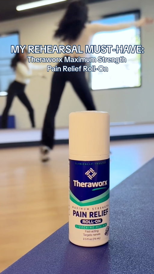 Another day, another rehearsal! When I know I need to rely on my body, I reach for my @theraworx Maximum Strength Pain Relief Roll-On. It’s exactly what I need to get my body back up and moving, so it lives in my rehearsal bag. Add it to yours today!

#Theraworx #TheraworxWorks #GetBackAtIt #PainRelief #TheraworxPartner