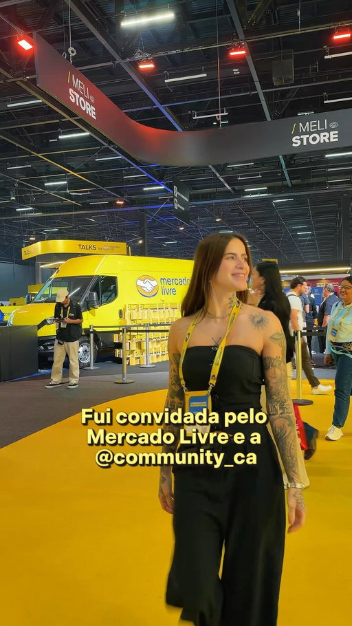 Mercado Livre Experience é o evento perfeito pra quem quer ideias pro seu negócio 🤝 Obrigada pelo convite @mercadolivre @community_ca 💛 
#MLXPCCA #MLXP26 #mercadolivre