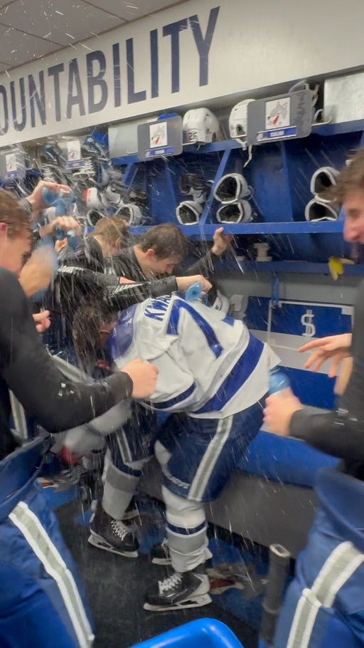 Cleanup in aisle WON @kash_kwajah8 

Congrats on your first (two) OHL Goals Kash!