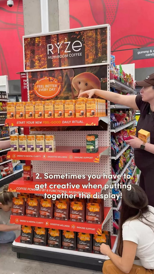 Team work makes the dream work 🤌 Have you grabbed our NEW Pumpkin Spice Lattes at @target yet?! 👀 Let us know in the comments ⬇️