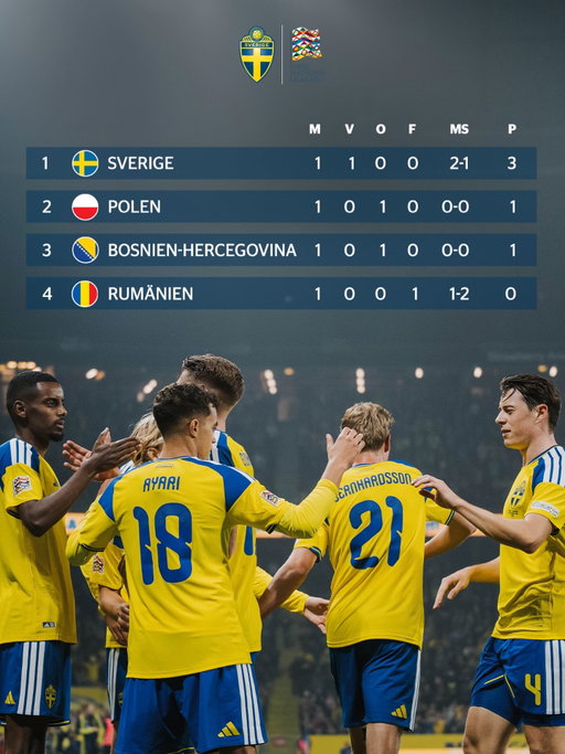 Nations League är igång 🇸🇪🔝

Redan på måndag är det ny hemmamatch mot Polen. Biljettlänk finns i bio och story ⤴️