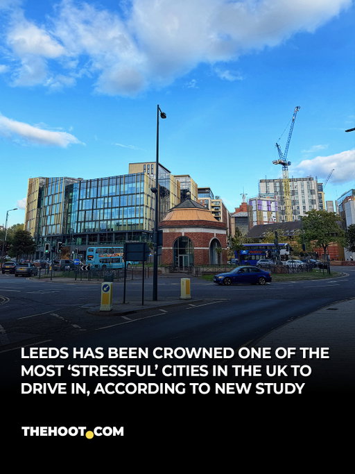 THINK YOU’RE A GOOD DRIVER? THINK AGAIN 🤭⁠
⁠
Have you ever had the joy of driving the wrong way up a one-way road in Leeds city centre? Perfect, then you know what we’re on about. ⁠
⁠
A new study has ranked the top 10 most ’stressful’ cities in the UK to drive in…and Leeds took one of the top spots. ⁠
⁠
Not one of our proudest accolades, we must say. ⁠
⁠
🔗Follow the link in our bio for the full story. ⁠
⁠
#leeds #leedsnews #thehoot